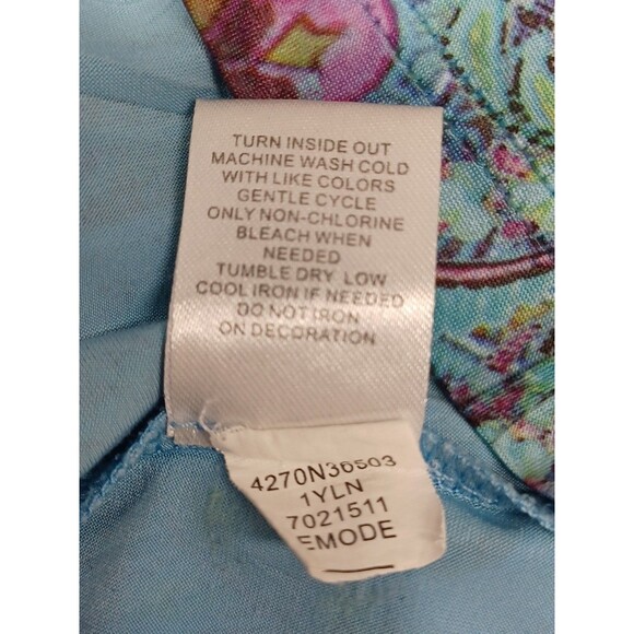 Unity World Wear Women's Bohemian Top M Boho Tribal V-Neck Embellished Blouse - Picture 9 of 10